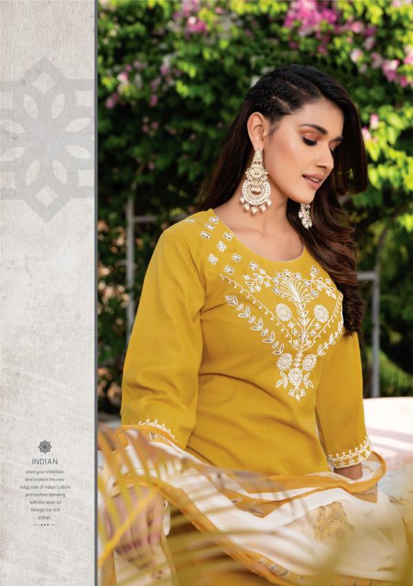 Kiana Ethnic city Viscose Embroidery Designer Readymade Suit